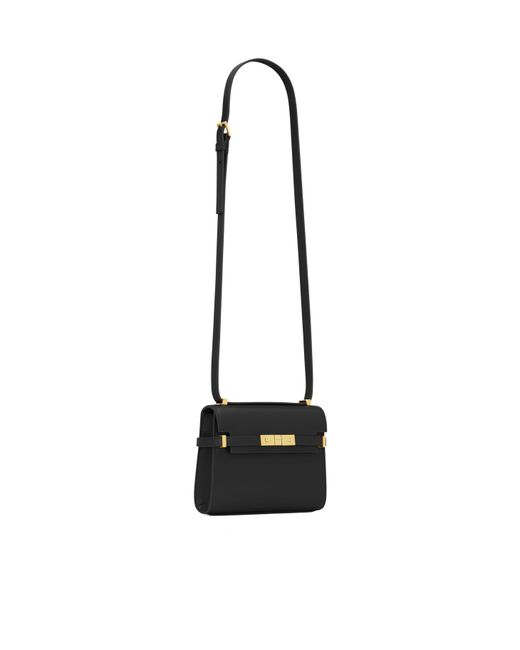 Saint Laurent White Manhattan Mini Crossbody Bag