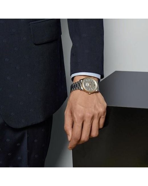 Gucci Gray G-Timeless Watch, 40Mm for men