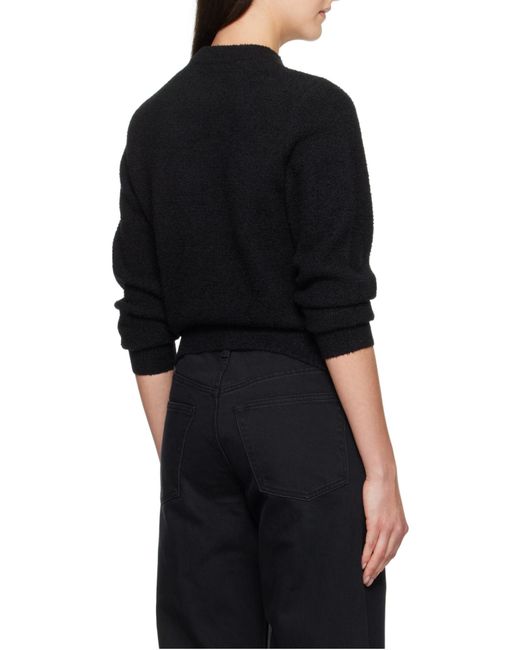 Alexander Wang Blue Textured-Finish Jumper