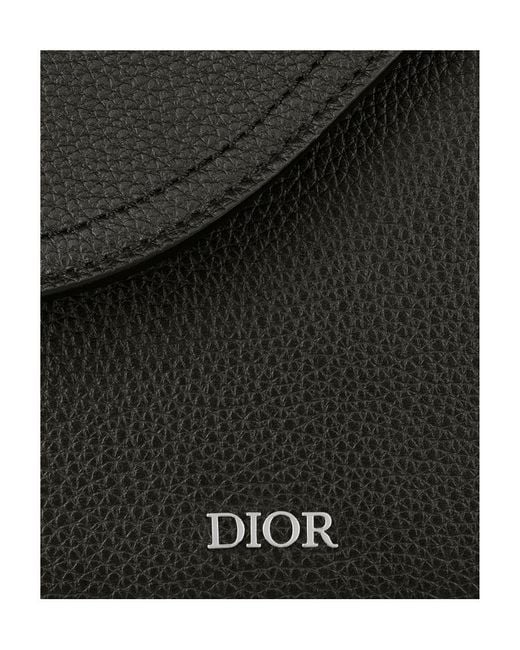 Dior Black Mini Saddle Shoulder Bag for men