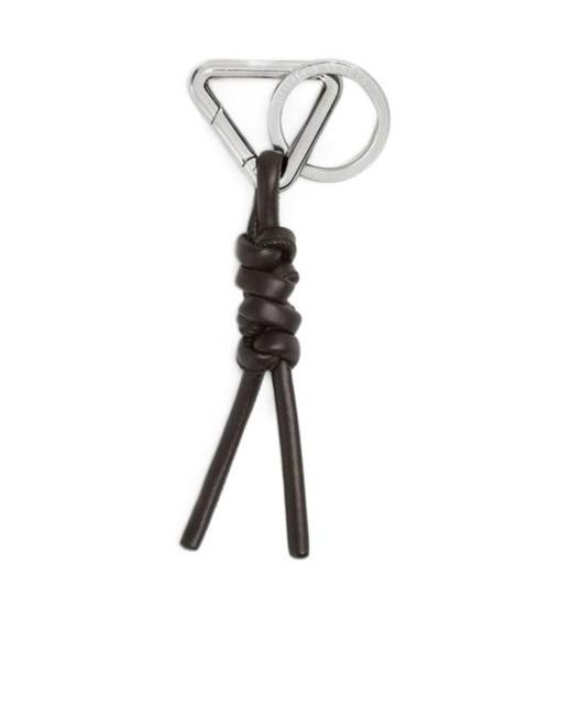 Bottega Veneta Multicolor Triangle Key Ring for men
