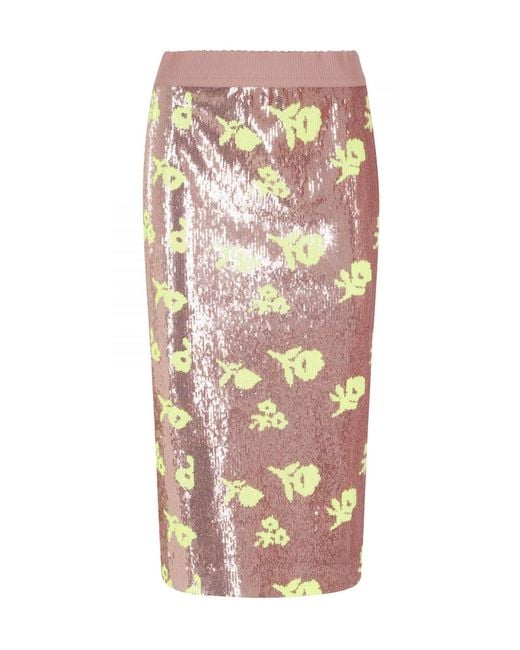 Essentiel Antwerp Multicolor Jorinda Sequin Pencil Skirt