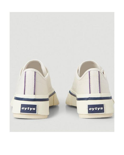 Eytys White Low Lace-Up Casual Shoes for men