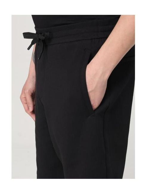ARMANI EXCHANGE Black Bonded Stretch Bermuda Shorts for men