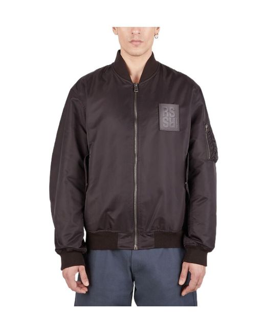 Raf Simons Brown Logo Casual Jacket for men