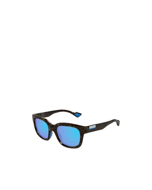 Gucci Blue Eyewear Square Frame Sunglasses for men