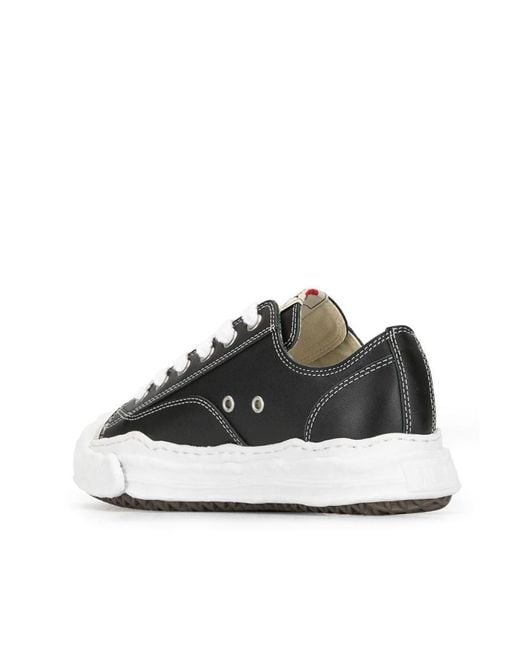 Maison Mihara Yasuhiro Black Original Sole Lace-Up Sneakers for men