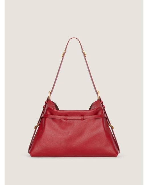 Givenchy Red Voyou Medium Shoulder Bag