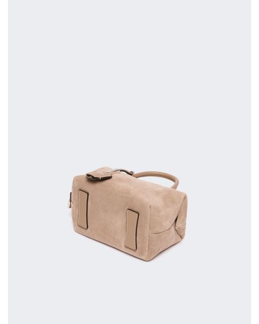 Max Mara Natural Suede Leather Mini Bag