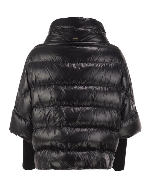 Herno Black Short Down Jacket