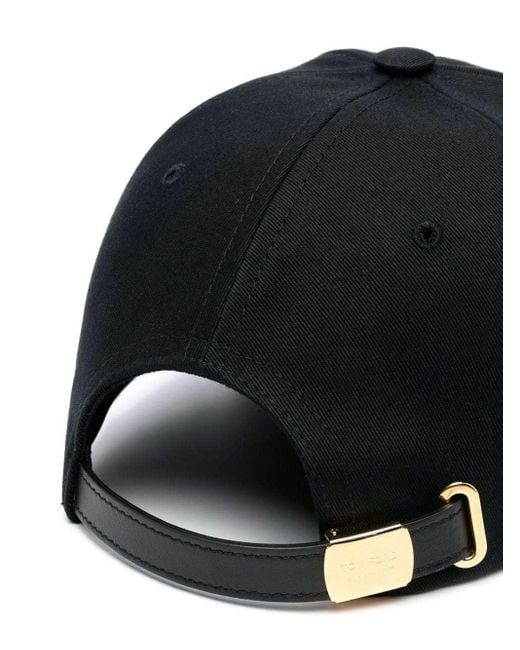 Tom Ford Black Logo Plaque Baseball Hat