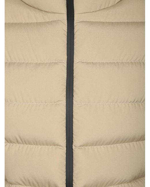 Moncler Natural Padded Logo-Patch Jacket