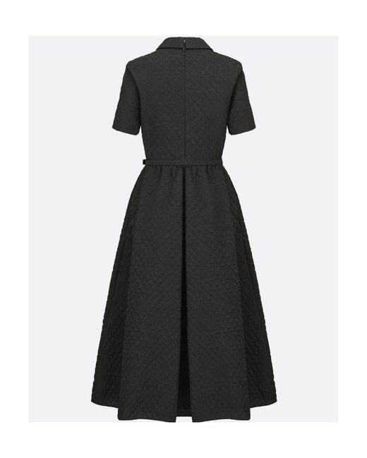Dior Black Mid-Length Belted Dress