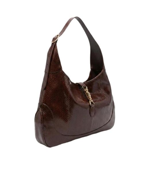 Gucci Brown Single-Shoulder Bag With Adjustable Strap
