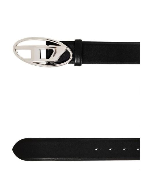 DIESEL White B-1Dr Belt for men