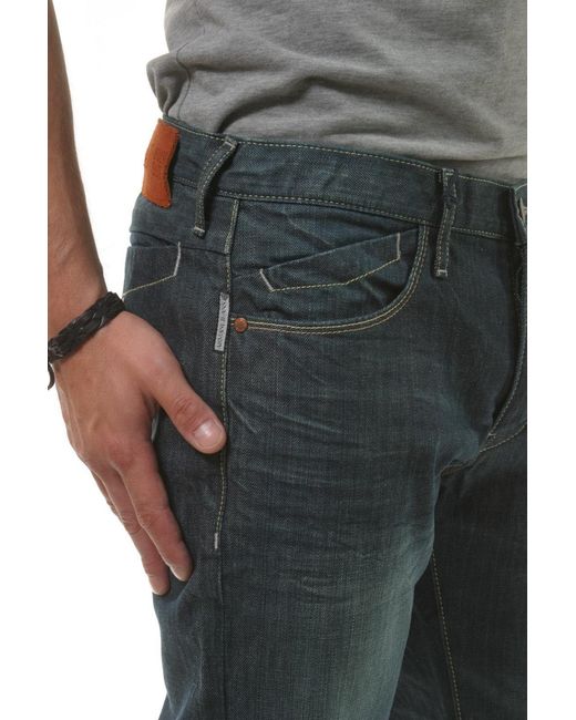 Armani Jeans Gray Slim Cotton Jeans for men