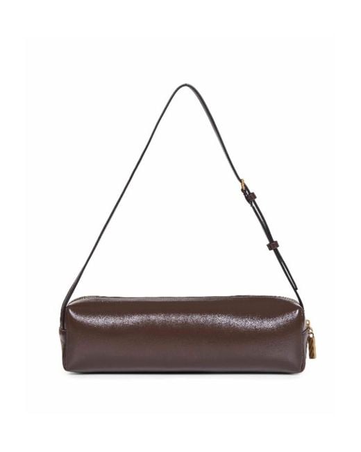 Khaite Metallic Kye Logo Stamp Shoulder Bag