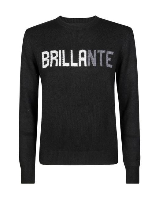 Mc2 Saint Barth Black New Queen Brillante Embellished Jumper