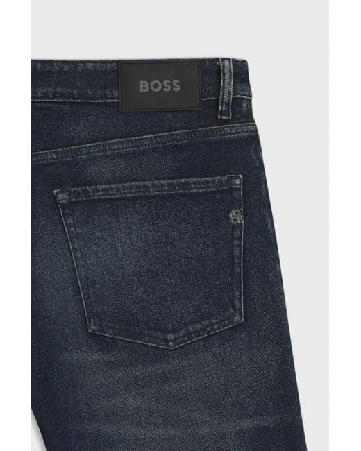 Boss Blue Regular-Fit Jeans for men