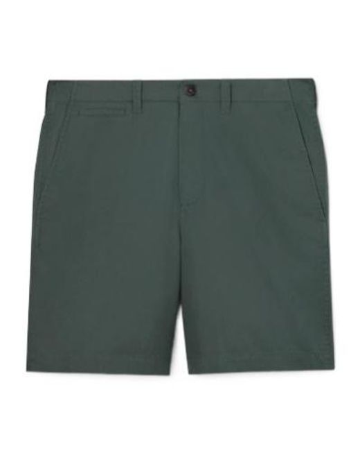 Burberry Green Tropical Gabardine Chino Shorts for men