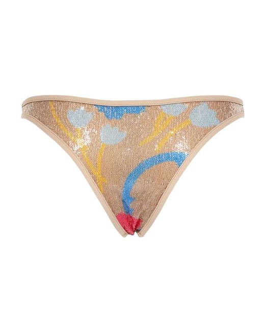 DSquared² Natural Multi-Pattern Swimming Trunks