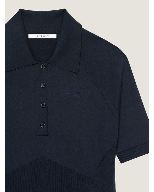 Givenchy Blue Mini Polo Dress