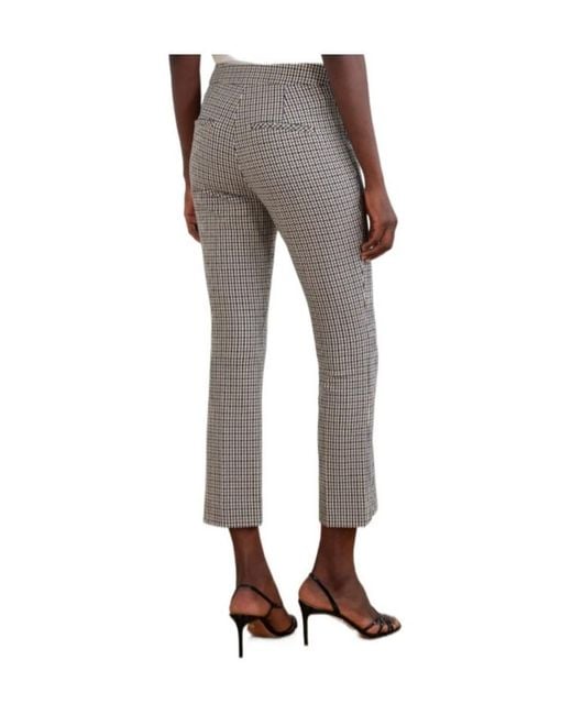 Veronica Beard Gray Flare Pants