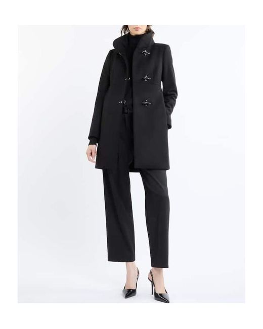 Fay Black Romantic Coat