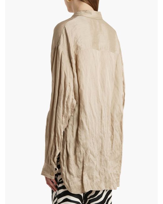 Khaite Natural Goya Button-Down Shirt