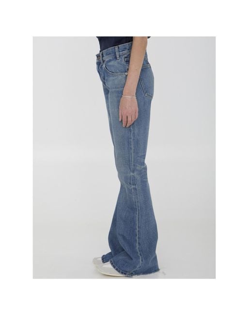 Céline Blue Flared Jeans