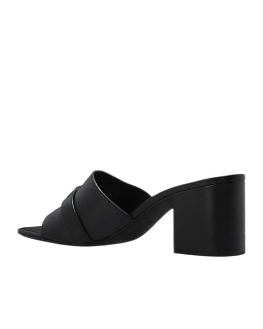 Tory Burch Black Leelee Leather Sandals