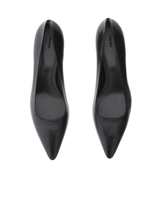 The Row Brown Liisa Kitten Heeled Pumps