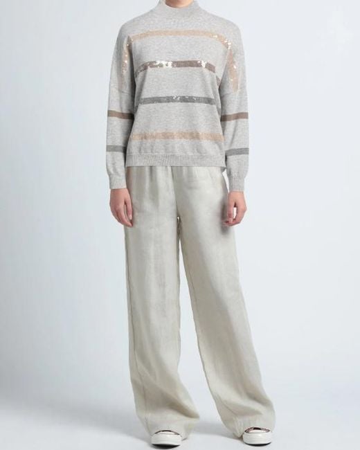Brunello Cucinelli Gray Turtleneck