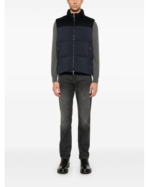 FRAME Gray Denim Trousers With Belt Loops for men