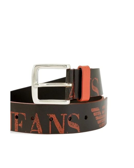 Armani Jeans Multicolor Logo Belt for men