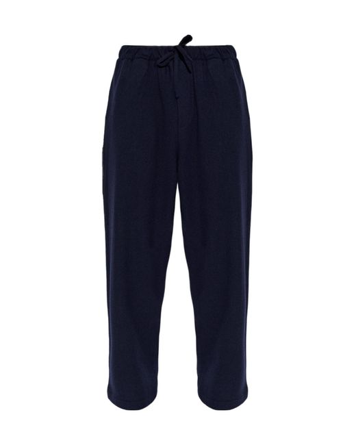 DARKPARK Blue Drawstring Casual Pants for men