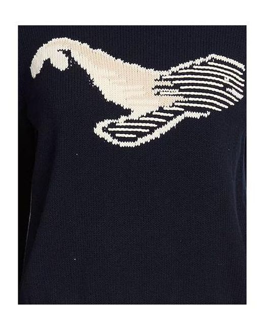 Weekend by Maxmara Blue Sweater Cotton, Polyester