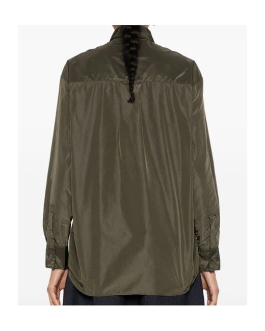 Aspesi Green Taffeta Shirt