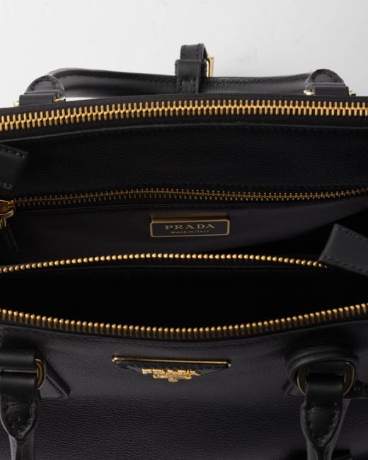 Prada Black Galleria Medium Leather Bag