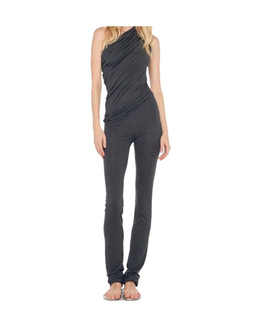 Norma Kamali Blue Lazy Leggings
