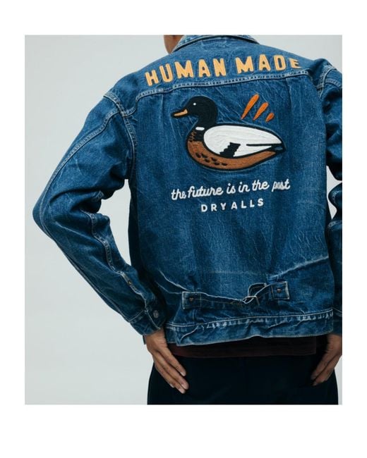 Human Made Blue Denim Work Jacket for men