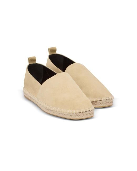 Balmain Natural Round Toe Espadrilles for men
