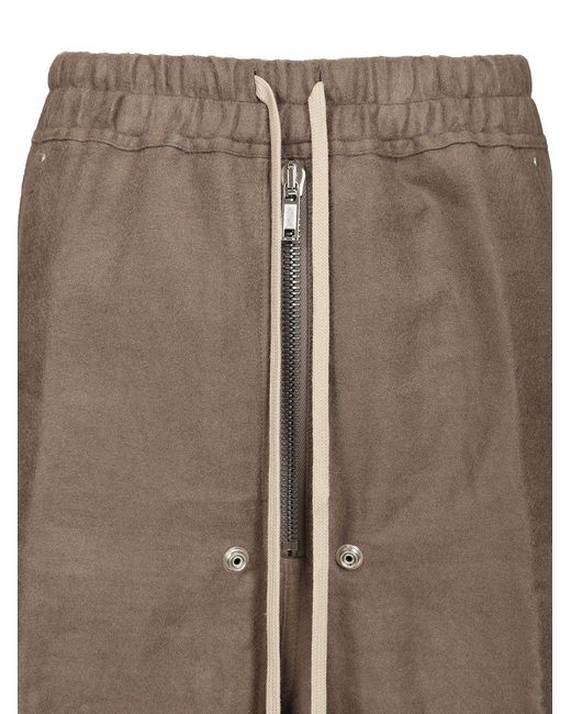 Rick Owens Brown Cargobelas Wide-Leg Pants for men