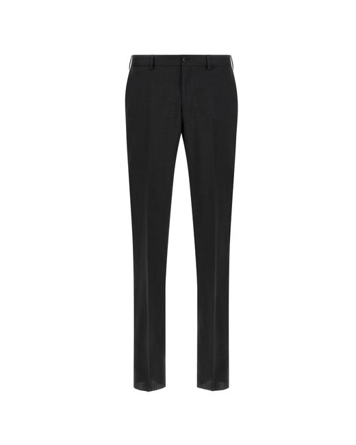 Pal Zileri Black Long-Sleeved Blazer And Trousers Set for men