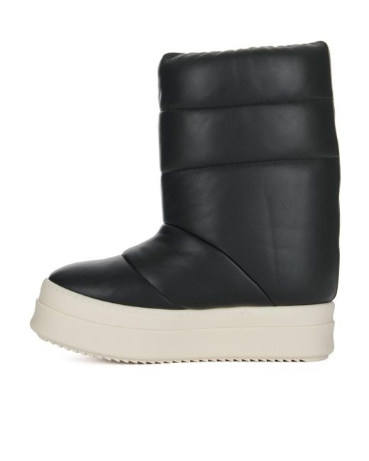 Rick Owens Black Mega Bumper Lunar Boots for men