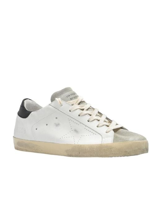 Golden Goose Deluxe Brand White Super-Star Sneakers