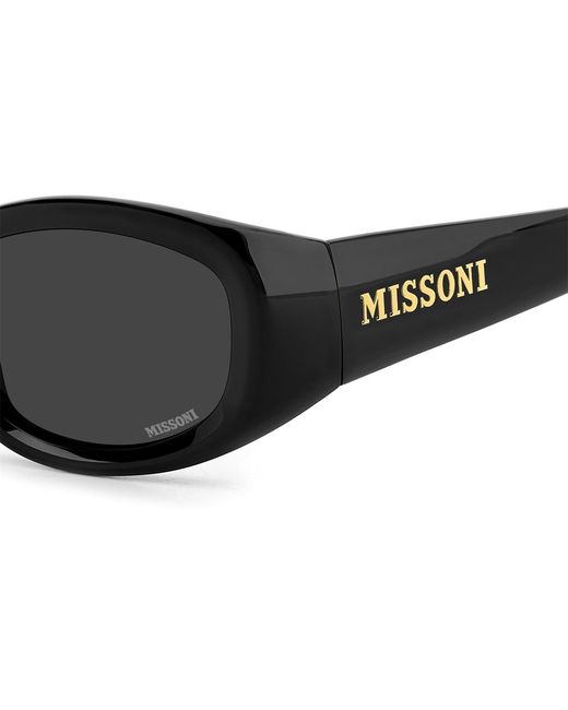 Missoni Black Logo Detail Sunglasses