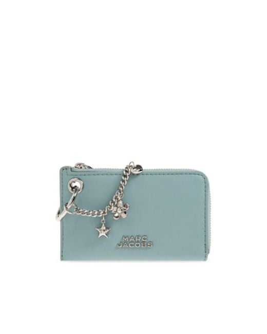 Marc Jacobs Blue Logo Card Holder