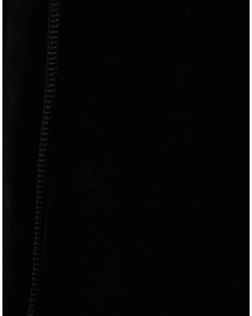 Ganni Black Mini Dress Cotton, Polyester