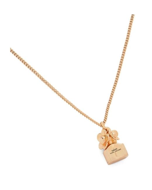 Marc Jacobs Metallic The Mini Icon Daisy Necklace